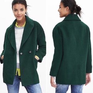 Green Banana Republic Green Wool Coat XL